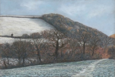 Snow on Tutshill, from Maning's Pit